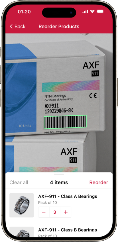 screenshot of Scanbot Barcode Scanner SDK